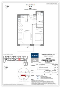 rzut mieszkanie na sprzedaż 44m2 mieszkanie Warszawa, Bemowo, Szeligowska