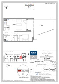 rzut mieszkanie na sprzedaż 40m2 mieszkanie Warszawa, Bemowo, Szeligowska