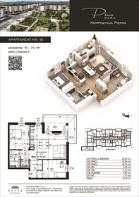 rzut mieszkanie na sprzedaż 62m2 mieszkanie Suwałki, Rotmistrza Witolda Pileckiego 5a