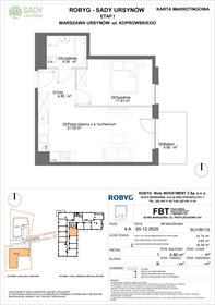 rzut mieszkanie na sprzedaż 42m2 mieszkanie Warszawa, Koprowskiego