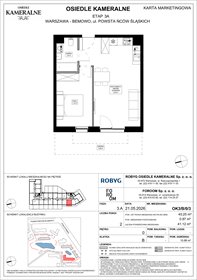 rzut mieszkanie na sprzedaż 40m2 mieszkanie Warszawa, Powstańców Śląskich